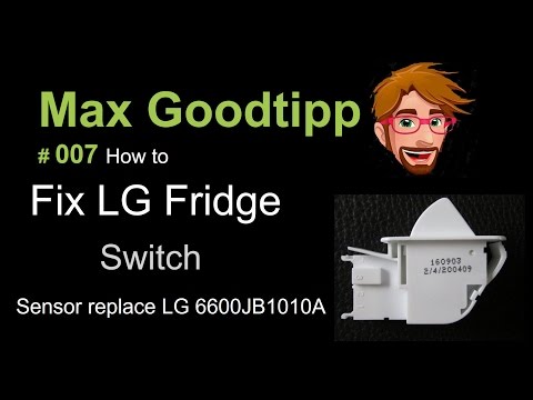 Repair LG Refrigerator Door Switch 6600JB1010A