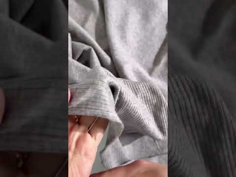 Camel wool knitwear RIB Gray melange internetu