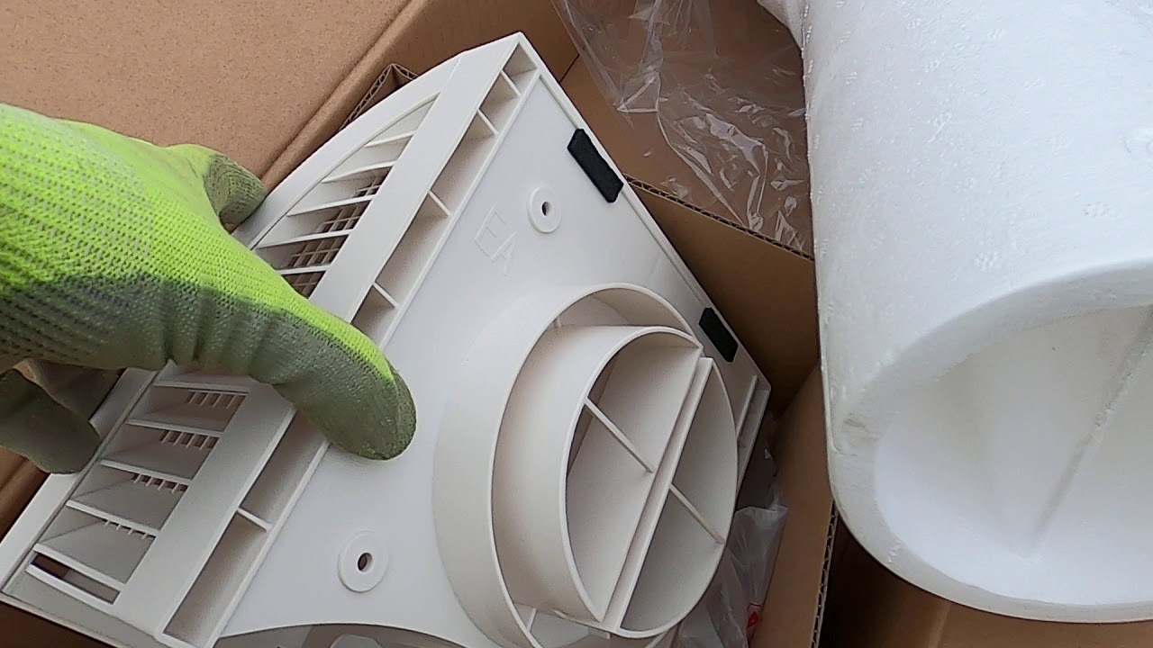 Panasonic Dual Chamber Duct and Wall Cap for the WhisperComfort ERV (enthalpy recovery ventilator)