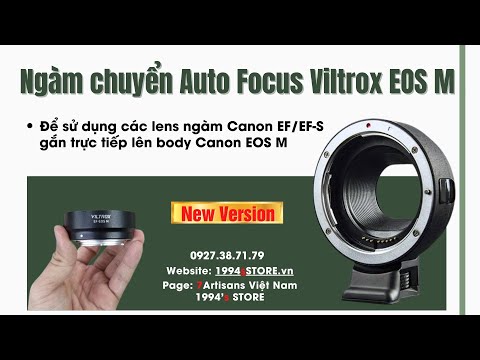 Ngàm Chuyển Viltrox EF-EOS M Cho Canon EOS M | Bảo Hành 12 Tháng 1 Đổi 1