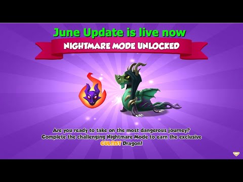 June Update is Live now | The Nightmare Campaign-Dragon Mania Legends | DML