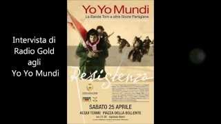 Audio intervista di Radio Gold Alessandria a Paolo Paolo Enrico Archetti Maestri degli Yo Yo Mundi
