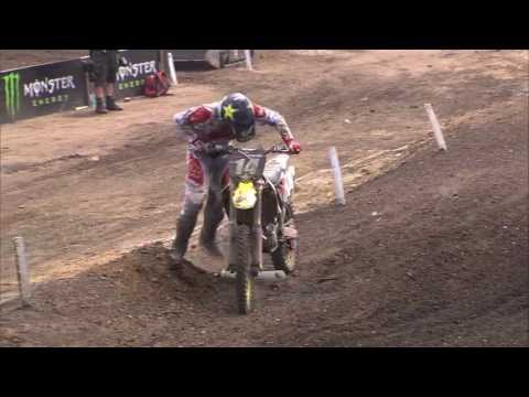 MXGP of Germany 2013 - Crash - Max Anstie vs Glen Coldenhoff - Motocross
