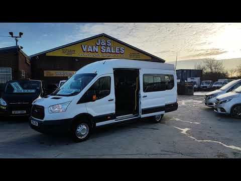 FORD TRANSIT 17 SEATER TWIN WHEELER MINIBUS HI ROOF 15 REG LOW MLG BUS SUPERB CONDITION SK56PH