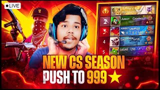 🔴Free fire Live | Cs Rank Push | Top 1 in Cs Rank|Team Code Gameplay #freefirelive #rankpush