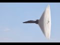 Navy F A 18 Breaking The Sound Barrier Over Water