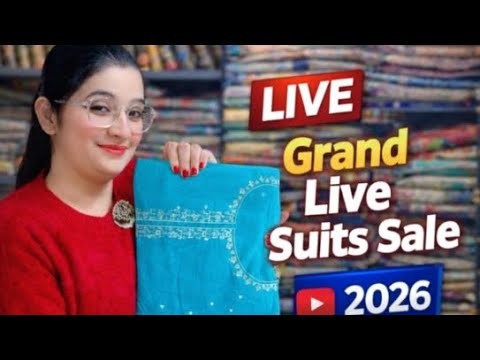 🎆 Live Grand Suit Sale🎉♥️2026 Order no 9266707477 #jasneetclothhouse #suits #youtube #trending