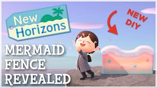 Animal Crossing New Horizons - Mermaid Fence REVEALED (New DIY Recipe)