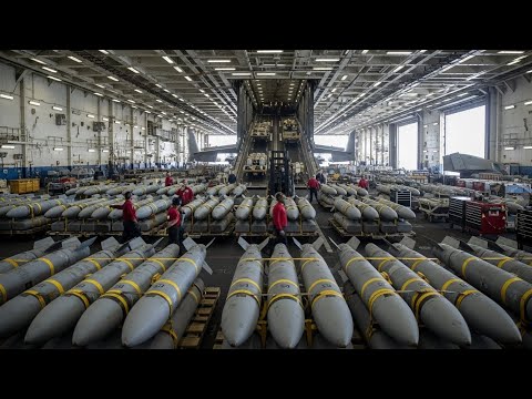 Inside the Hangar: How the Navy Moves 2,000 lb Bombs