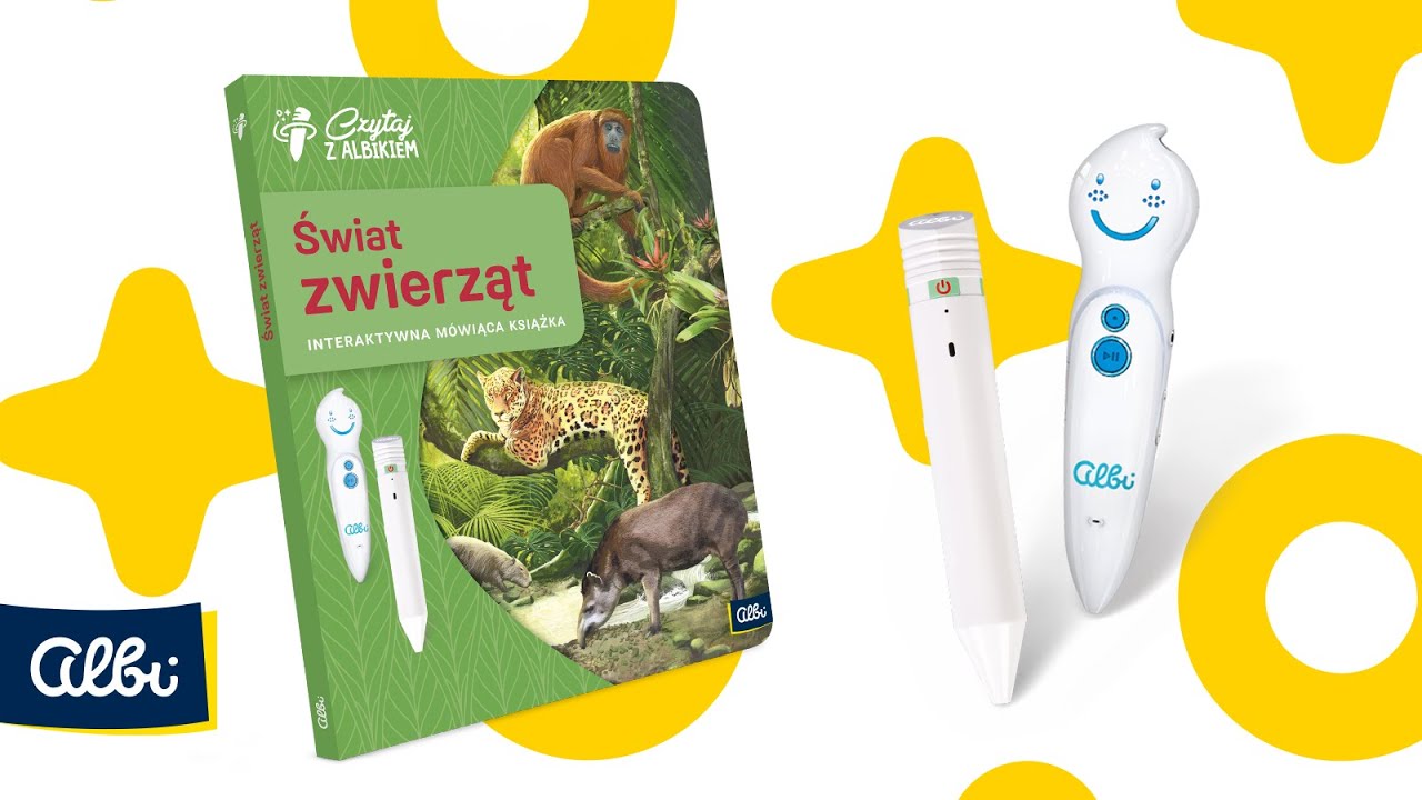 Interaktywna książka „Świat zwierząt” z serii Czytaj z Albikiem