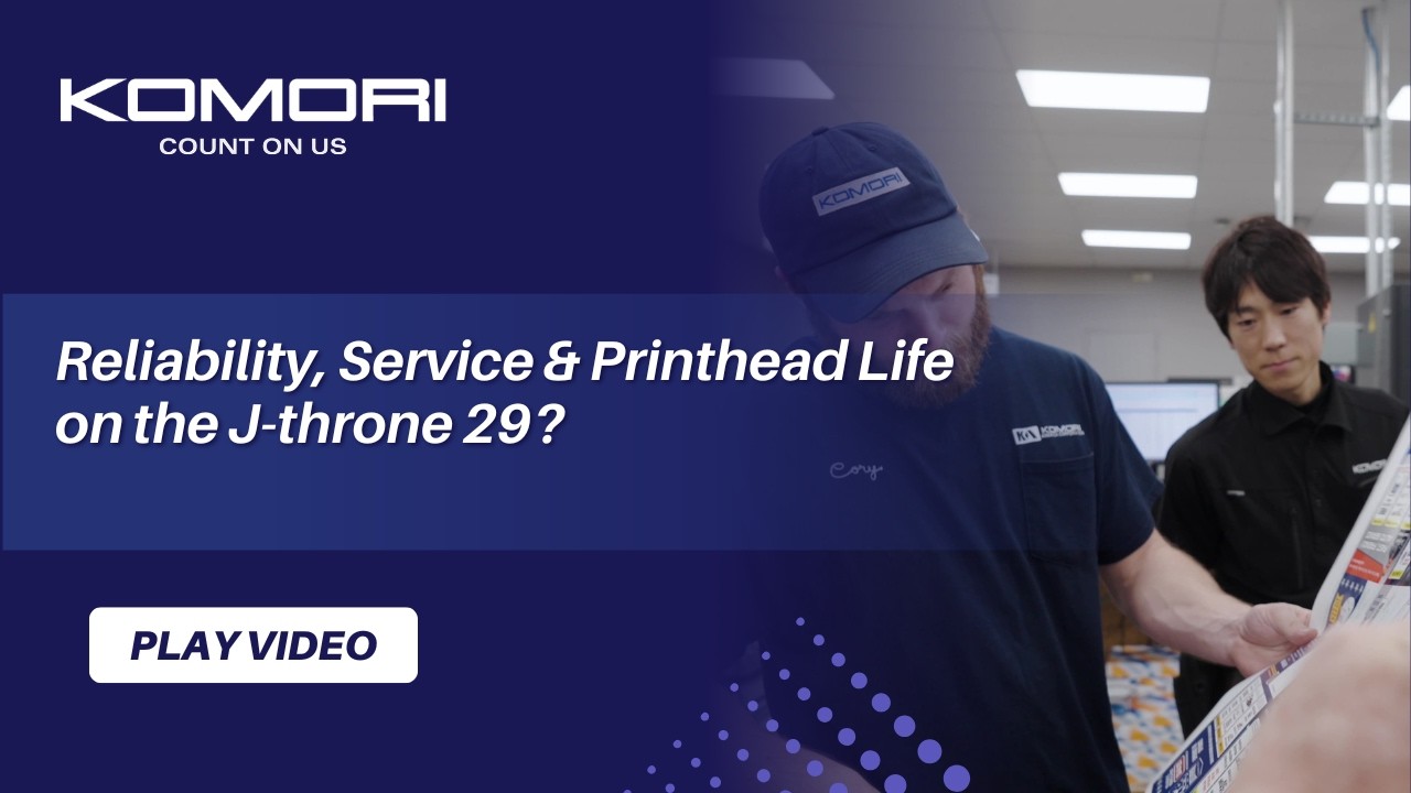 J-throne 29 Reliability, Service and Printhead Life