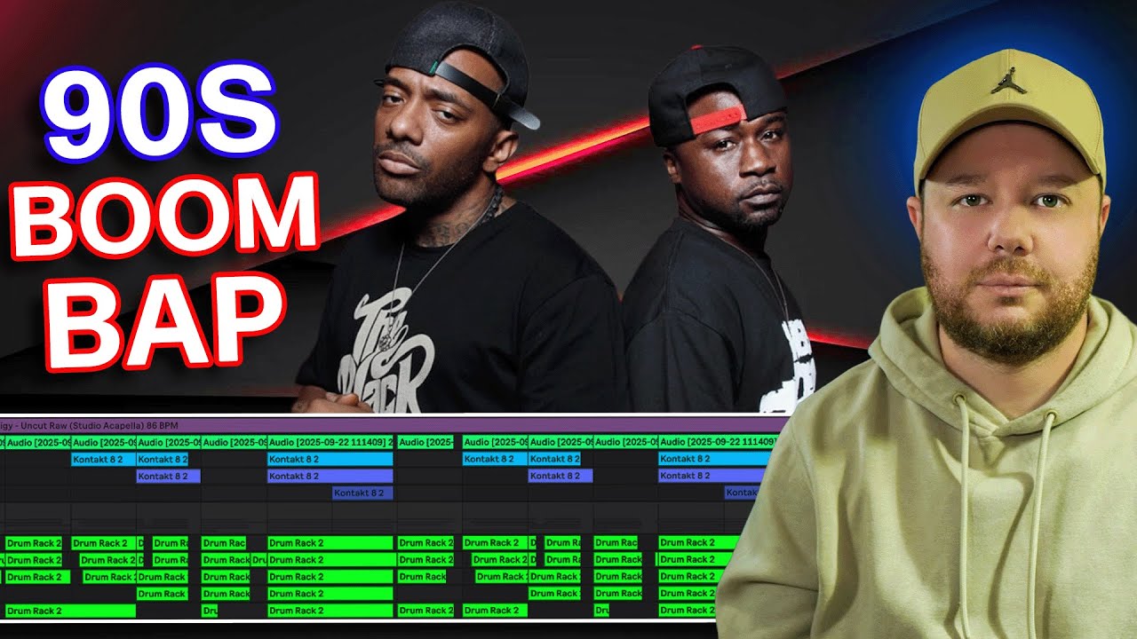 How to Make Dark 90s Boom Bap Beats Like Mobb Deep from Scratch (Ableton Live 12 Tutorial)