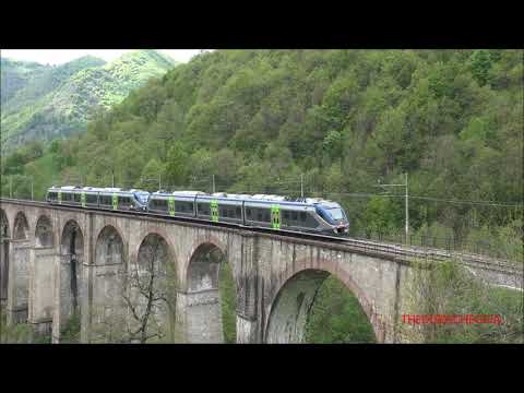 MINUETTO D. IN DOPPIA TRANSITA SUL VIADOTTO RIVOIRA A VERNANTE.  (CN) MERC. 12 - 5 - 2021.