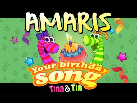 Tina & Tin Happy Birthday AMARIS (Personalized Songs For Kids) #PersonalizedSongs