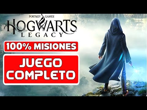 HOGWARTS LEGACY 100% Todas la misiones Gameplay JUEGO COMPLETO Español latino Guía completa 1080p pc