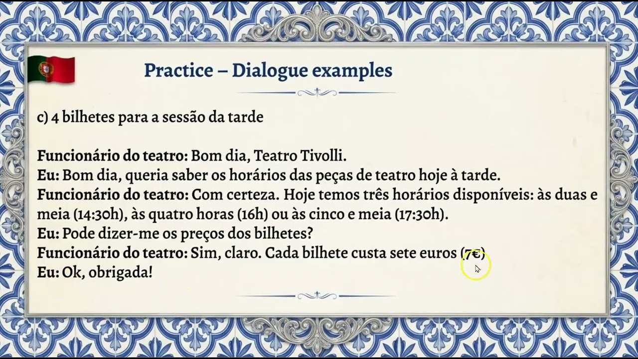 Aula 39 - Making Descriptions. Simultaneous Actions.
