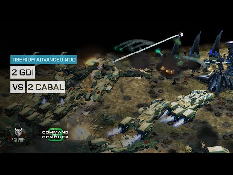 Tiberium Wars [Tiberium Advanced Mod] - 2 GDI vs 2 CABAL Brutal AI
