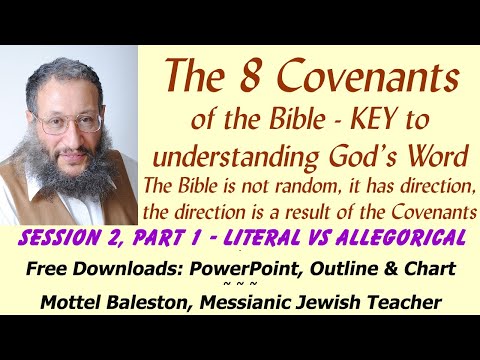Acht Bündnisse der Bibel, messianisch-jüdischer Lehrer Mottel Baleston, Sitzung 2, Teil 1