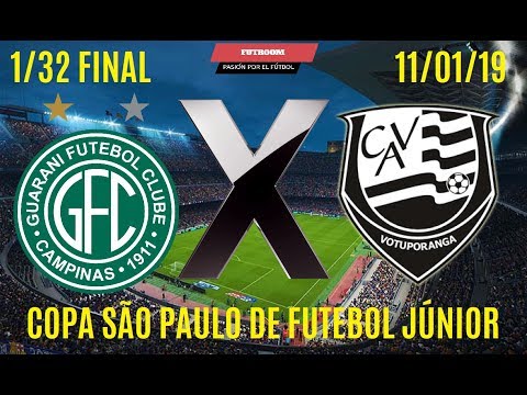 GUARANI X VOTUPORANGUENSE | AO VIVO | COPA SÃO PAULO DE FUTEBOL JÚNIOR