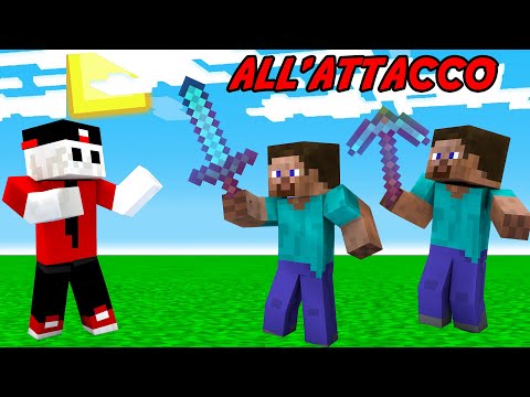 HO AFFRONTATO L'ESERCITO DI STEVE SU MINECRAFT