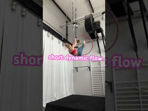 dynamics are a lot about breathing and use the energy #aerial #lyra #aerialhoop #aerialflow #circus