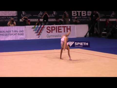 Berlin Masters 2012: Monika Mickova with ball