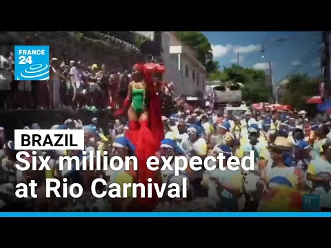 Brazil: 6 million expected at Rio Carnival • FRANCE 24 English