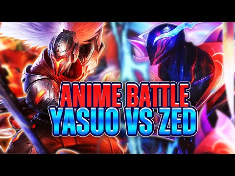 EPIC ANIME SHOWDOWN: Yasuo vs Zed - Who Will Emerge Victorious?