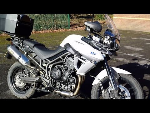 2015 Triumph Tiger 800 XRx Arrow Exhaust Test Ride & Review