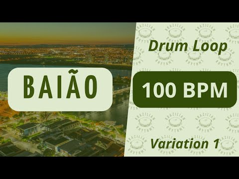 Baião - Drum  Loop - 100 BPM (Variation 1)