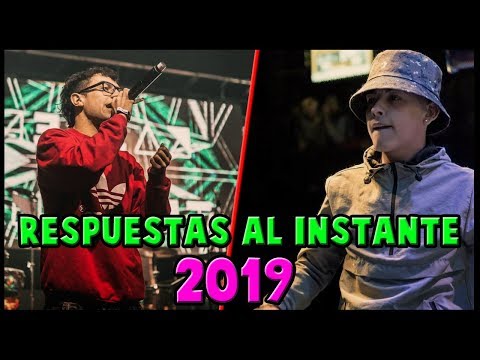 Las MEJORES RESPUESTAS al MOMENTO de lo que va del AÑO 2019 | Batallas De Rap