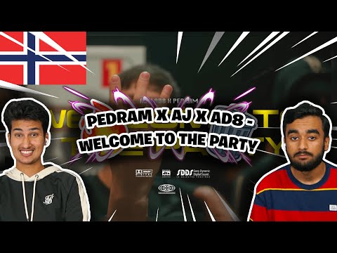 ER DET EN FEST?!! Reacting Til PEDRAM X AJ X AD8 - WELCOME TO THE PARTY (OFFICIAL VIDEO)