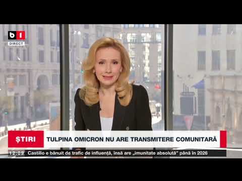 ȘTIRI B1 ORA 12 00 CU ANDREEA MORARU - EXPLOZIE DE INFECTĂRI - O MIE ÎN PLUS FAȚĂ DE ZIUA PRECEDENTĂ