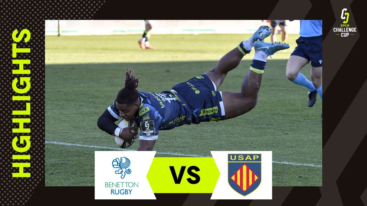 Instant Highlights - Benetton Rugby v USAP  | EPCR Challenge Cup 2025/26