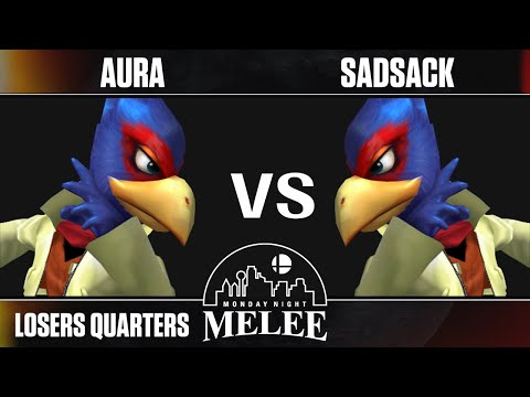 MNM 411(2) - Losers Quarters - EC | Aura (Falco) VS KB | SadSack (Falco) - SSBM
