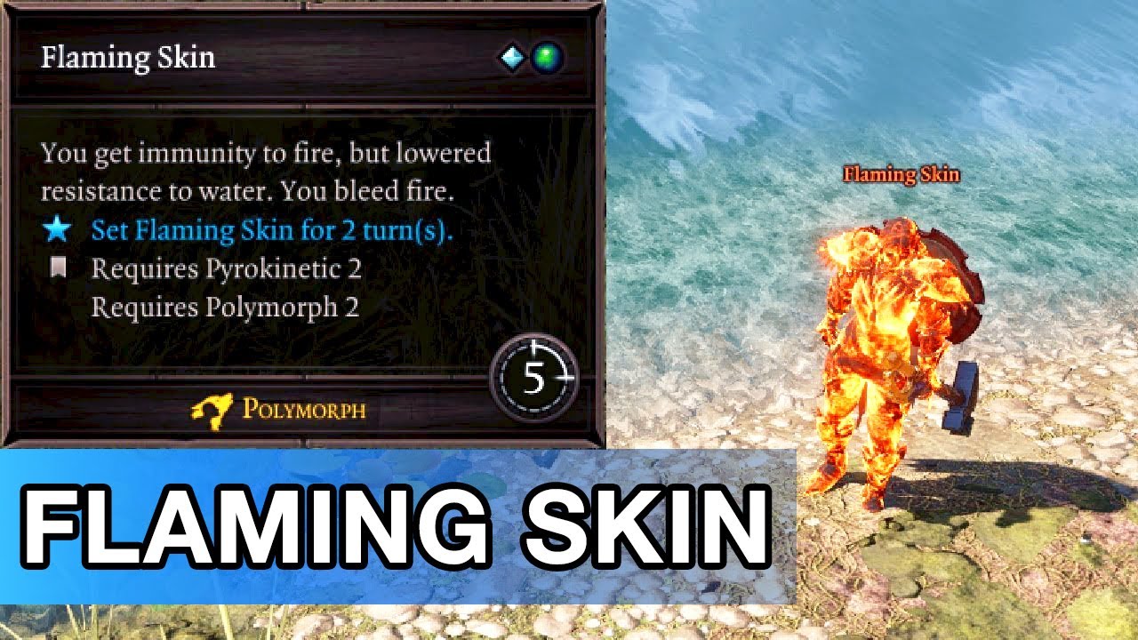 Flaming Skin - Divinity 2 [Crafted Skill]