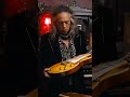 Kirk Hammett's shows Mark Agnesi his 1958 Gibson Les Paul Standard used on “Load” & “Reload”