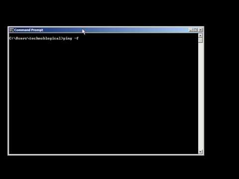 Windows command line networking: ping