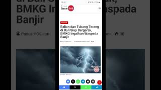 Download lagu Balian dan Tukang Terang di Bali Siap Bergerak, BMKG Ingatkan Waspada Banjir mp3