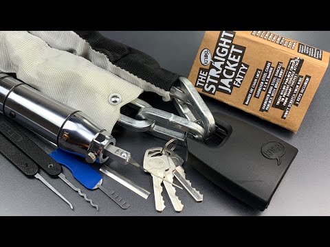 [850] Opened FIVE WAYS! The Knog “Straight Jacket Fatty” Bike Lock