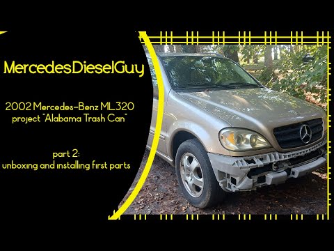 2002 Mercedes ML320 project - part 2: unboxing parts (NOT A DIY VIDEO)