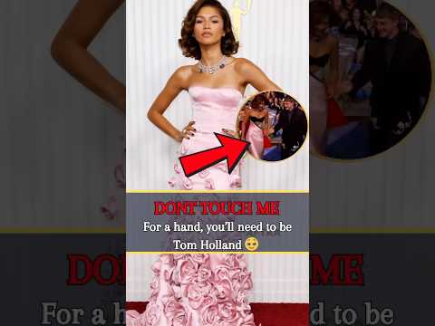 For a hand, you’ll need to be Tom Holland 🥹 #zendaya