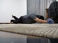 片足アブローラー70回(左右交互に) One leg 70 Ab Wheel