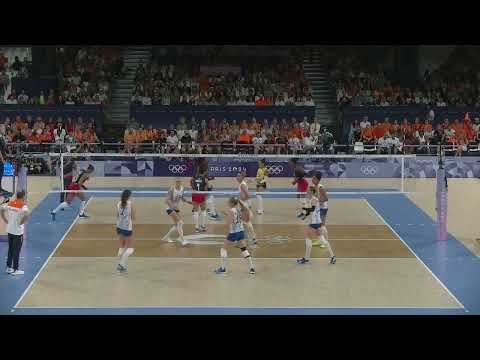 Netherlands vs Dominican Republic | Women's Volleyball | Paris 2024 Olympics Showdown!