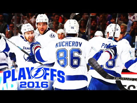 Dave Mishkin calls all 5 Lightning goals vs Islanders (2016 Playoffs, Game 3)