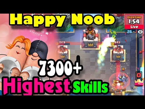 🔥 Happy Noob  👈 OFFMeta Hog Exenado Destroys Eveydeck! Clash Royale