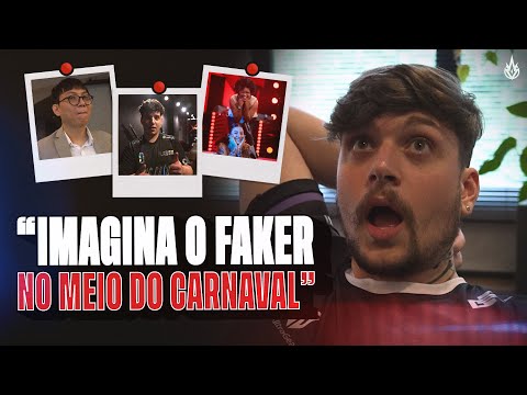 Absolut amigo de rato e Faker no Carnaval | Bastidores da Copa CBLOL
