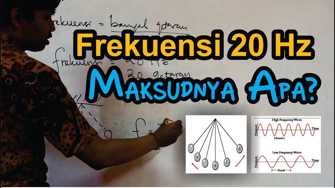 Fisika Kelas 8 Getaran dan Gelombang: Apa yang dimaksud dengan frekuensi 20 Hz?