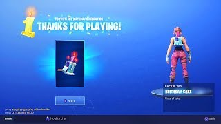 How To UNLOCK "Birthday Cake" Backbling in Fortnite! How to fix birthday challenges not showing up