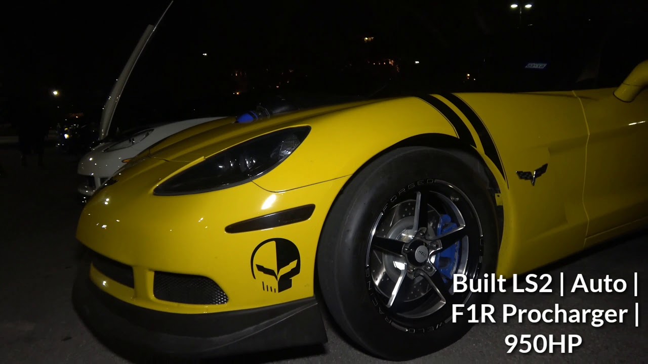 1000hp YSI C7Z06 vs 1100hp GTR | 950hp F1R C6 | 850hp D1SC Z06